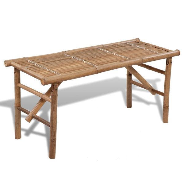 Outdoor 2025 bamboo bench